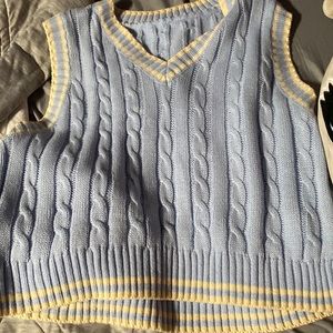 University Blue Sweater Vest